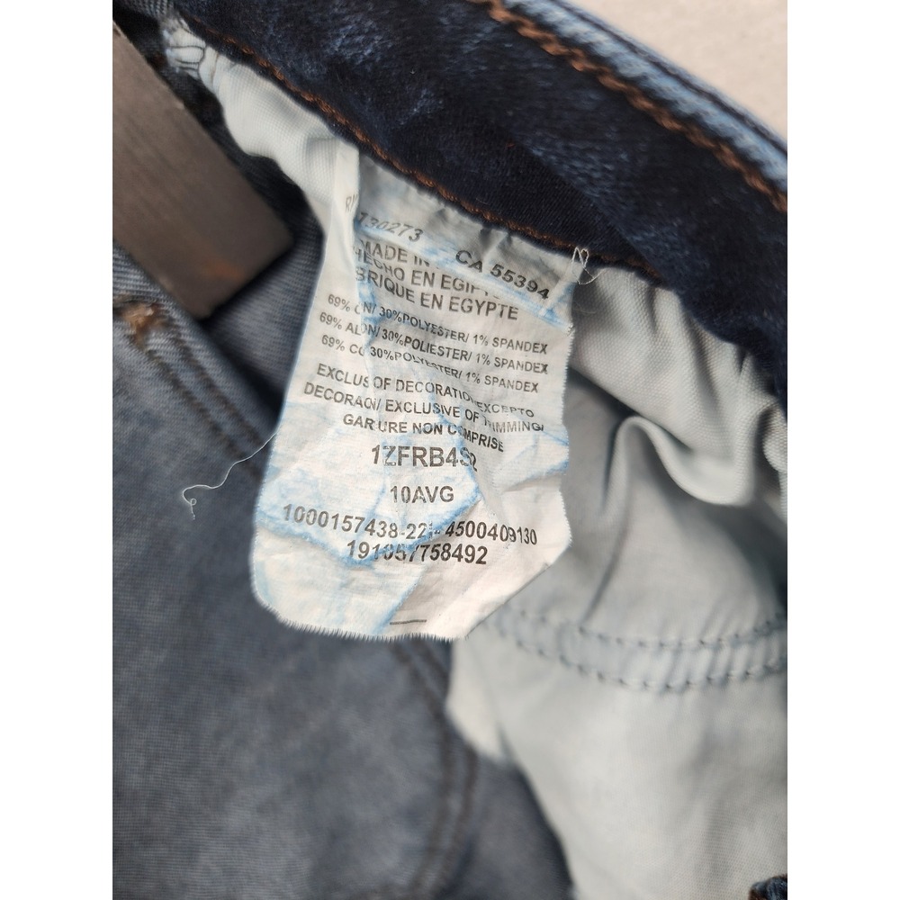 Lee Riders Womens Bootcut Jeans Dark Wash Indigo Stretch Denim Mid Rise Size 10 - Picture 4 of 12